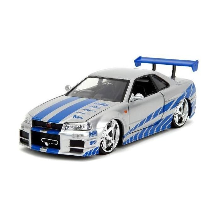 Original Jada 1:24 - Fast & Furious Brians Nissan Skyline GT-R (BNR34)
