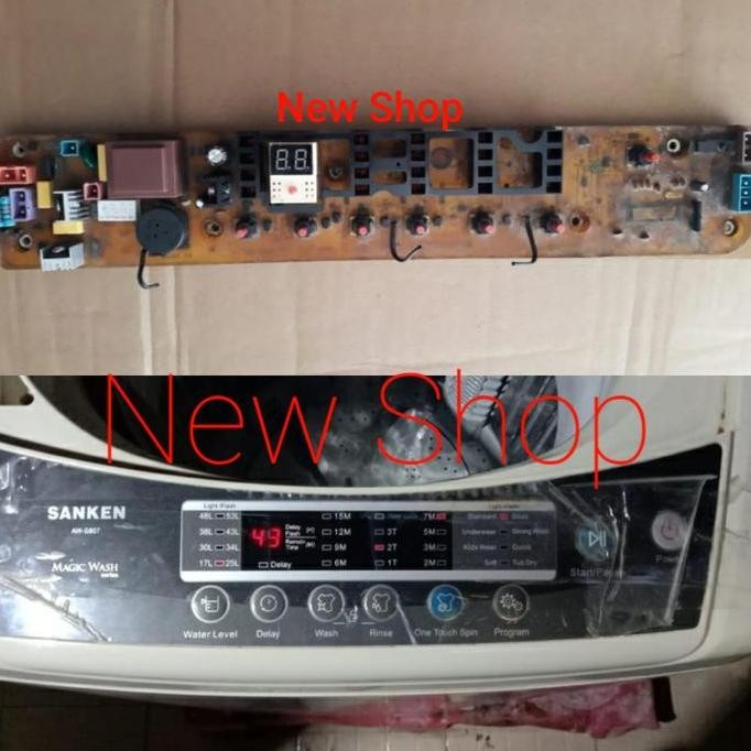 Modul Pcb Mesin cuci Sanken AW-S807 AW S807 AWS807