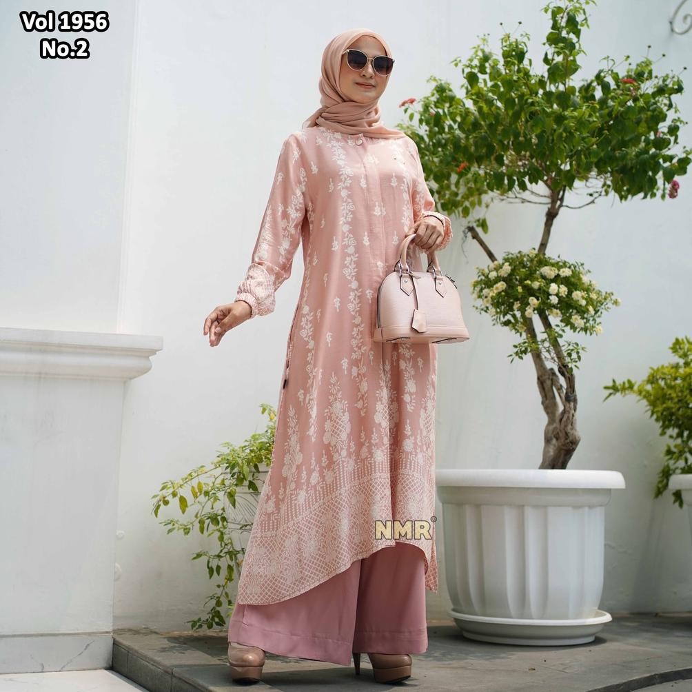 SEMPOL NMR Setelan Celana Kulot Tunik Rayon D Vol 1956-2