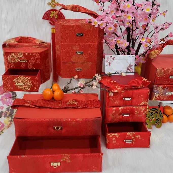 

ori - box kue imlek parcel murah kotak susun rantang