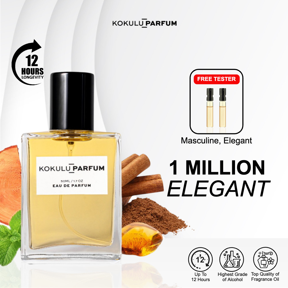 Kokulu Perfume 1 Millon Elegant - Parfum Pria Eau De Perfume