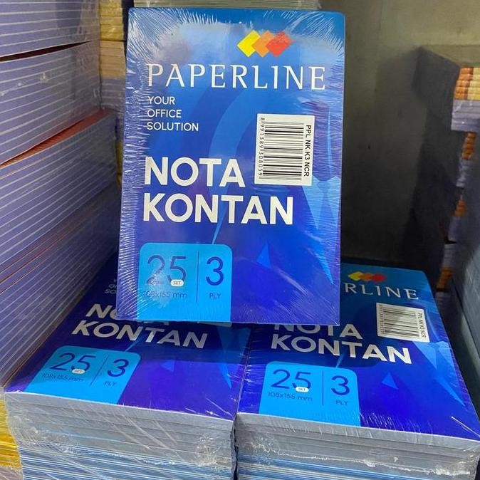

produk baru!! buku bon nota kontan kecil rangkap 3 ply paperline isi 10 buku