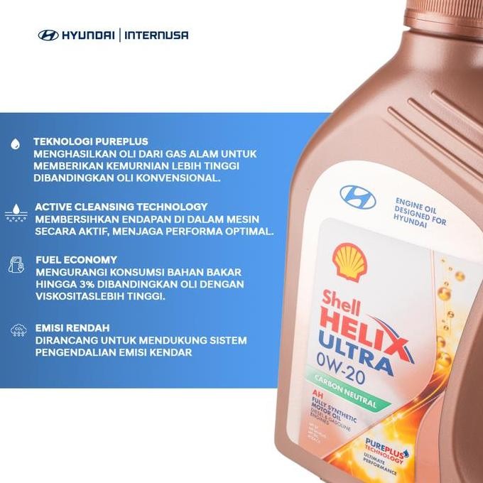 Oil Shell Helix Ultra Sp 0W-20 Oli Mesin Mobil Terbaru