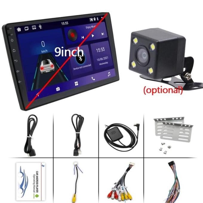 Head Unit Tv Mobil Android Rush Dan Terios 9Inch Ram 2/32 Free Kamera Terlaris