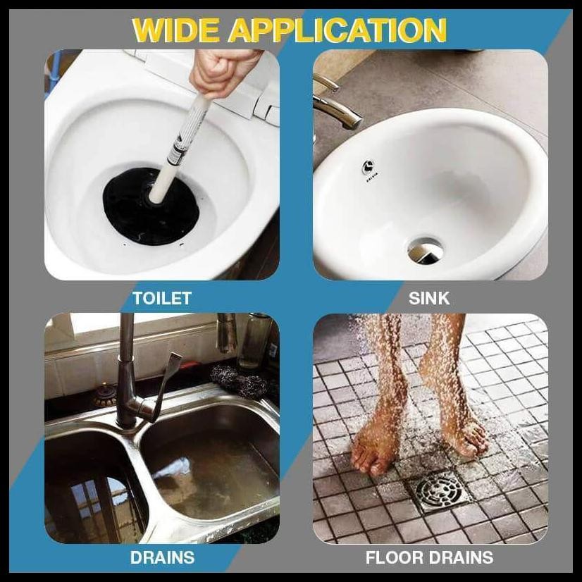 PIPE CLEANER KAWAT PEMBERSIH SALURAN PIPA MAMPET DENGAN ADAPTOR BOR