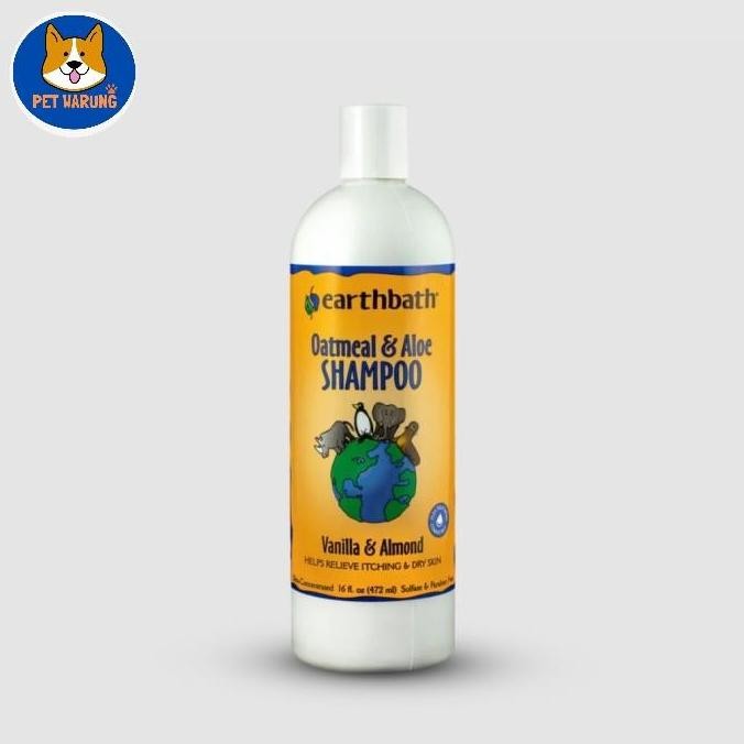 Earthbath Oatmeal & Aloe Dog Shampoo - Shampoo Anjing