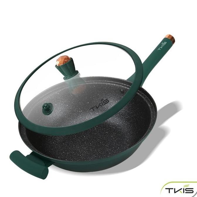 Miliki Tkis Panci Presto Batu Medis 32Cm Wajan Anti Lengket Wajan Induksi