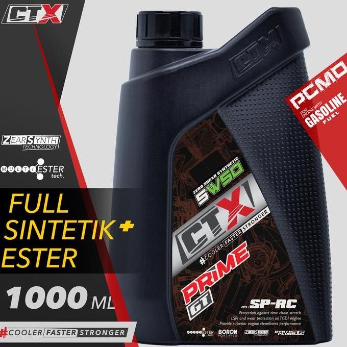 Ctx Prime Gt - Oli Mobil (Pcmo) Full Sintetik Ester - 0W20 5W30,40,50 Best Seller