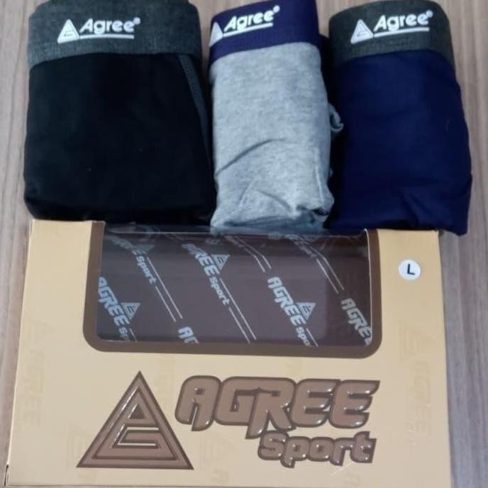 || MONALISA / Cd Pria Boxer Agree DD1235 / Boxer Pria Dewasa Agree / Impor ||~~~