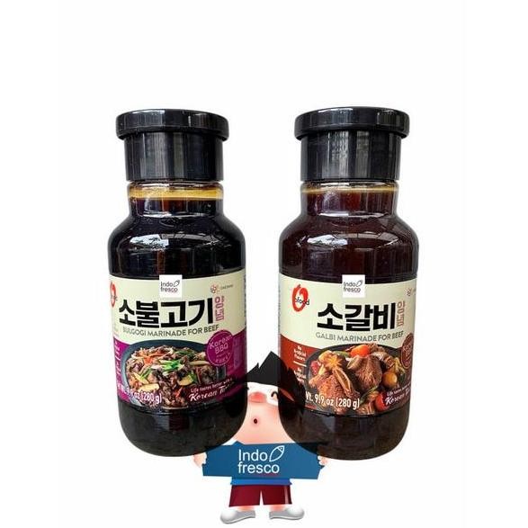 

Tersedia Daesang (Chung Jung One) Beef BBQ Sauce Marinade/ Saus bumbu BBQ- 280g