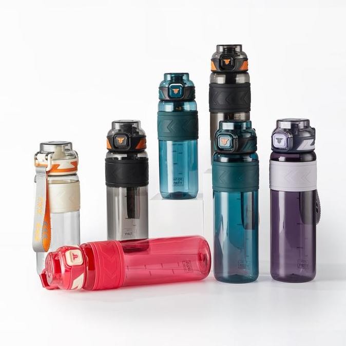 || TWILLIGHT / TKK 1019 botol minum cowok 600ml Tritan BPA FREE botol minum dewasa 1 liter sedotan d