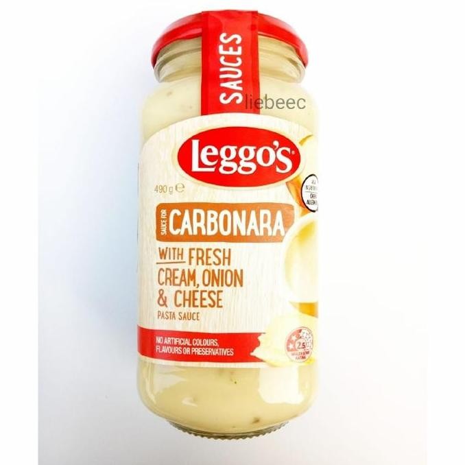 

PROMO LEGGOS LEGGO'S CARBONARA PASTA SAUCE / SAUS PASTA KARBONARA