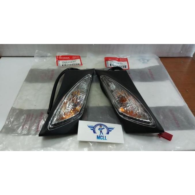 Promo LAMPU SEN/WINKER ASSY VARIO (CARBU) DEPAN ORI AHM 33400/33450-KVB-931 COD