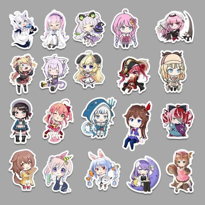 ready STICKER PACK TUMBLR - HOLOLIVE CHIBI [20 PCS]