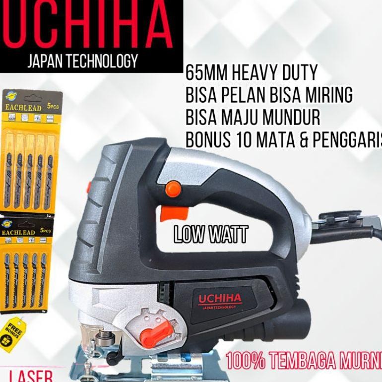 NEW NEW PROMO mesin gergaji triplek gergaji kayu jigsaw UCHIHA 55MM asli