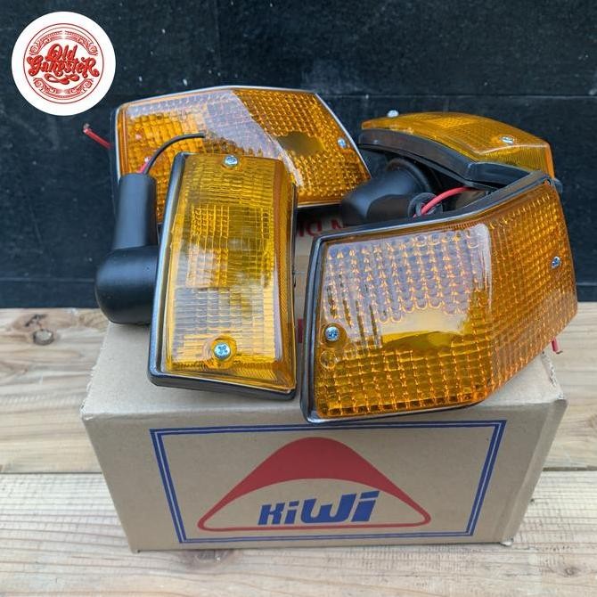 Promo Lampu Sein Sen Vespa PX PS Kiwi Komplit COD