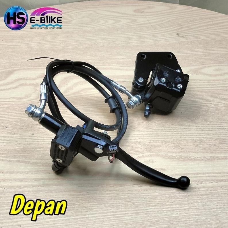 Premium Master + Kaliper Cakram Sepeda Listrik & Motor Listrik Depan / Belakang High Quality