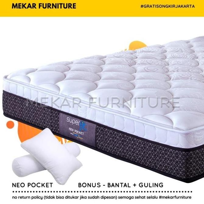 Kasur Spring Bed COMFORTA Super Fit Neo Pocket - 90 X 200