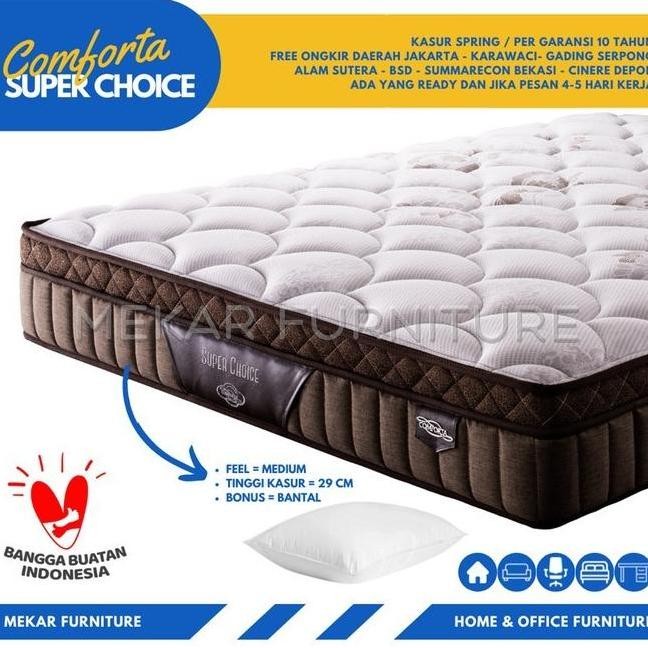 Kasur Spring Bed COMFORTA Super Choice - 160 X 200