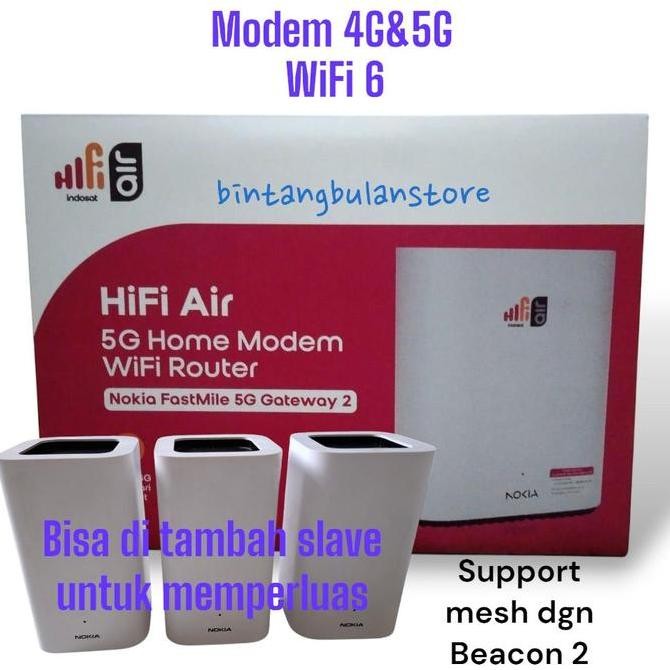 READY Modem Unlock All Operator Nokia 5G Fastmile gateway 2 Cat 19 WiFi6