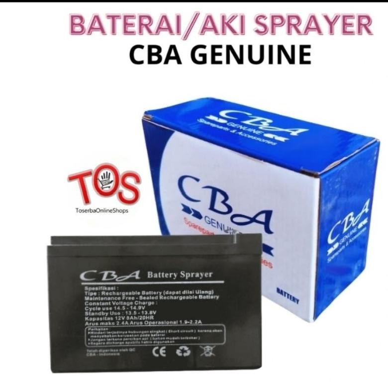 AKI BATTERY SPRAYER ELEKTRIK CBA. " GARANSI ORIGINAL 100% SPAREPART SPRAYER ELEKTRIK CBA "