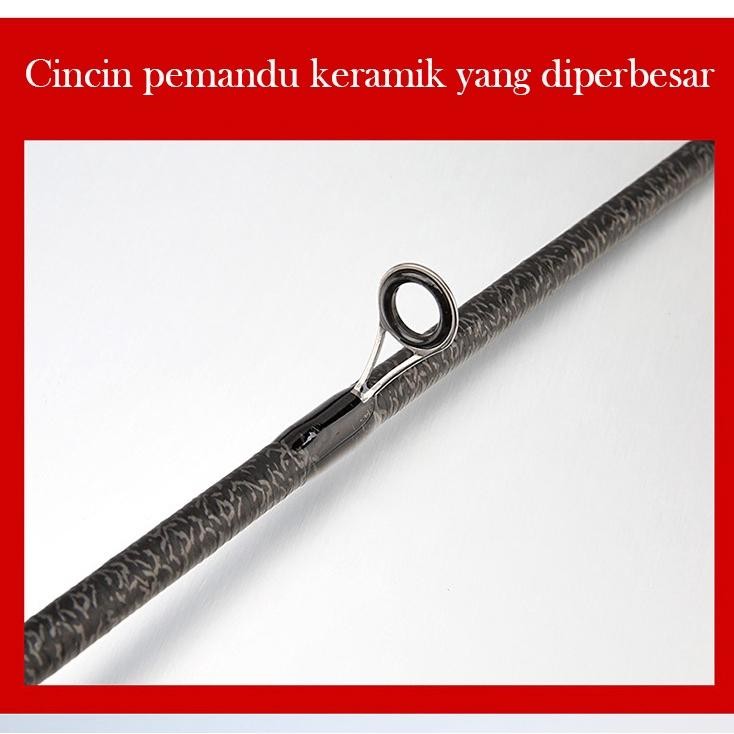 ready haiyi fishing 1.65m/1.8m/2.1m  joran pancing ul/l/ml spinning fishing rod 2 sections and cb240