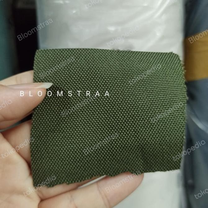 Bahan Cordura 600D Hijau Army Cordura 600 x 600 D Polyester Cordura