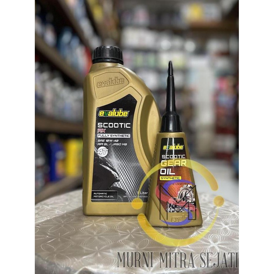 Evalube Scootic Rx Sae 10W-40 Matic 10W40 10 W 40 1 L Terbaru