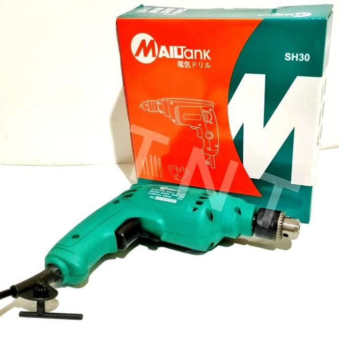 BOR LISTRIK 10 MM SH 30 MESIN BOR TANGAN MAILTANK SH 30 DRILL MAILTANK