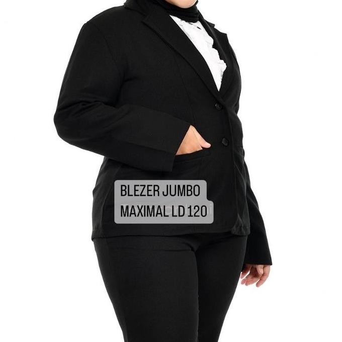 Blazer  Kantor  Jas Kantor Wanita Jumbo Blazer Kerja Wanita Abu Hitam Navy Blazer Jumbo Wanita Hitam