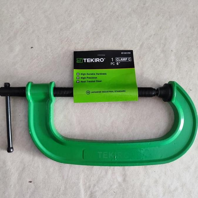 ] Clamp Klem C Catok Jepit Penjepit Besi 6" inch Tekiro