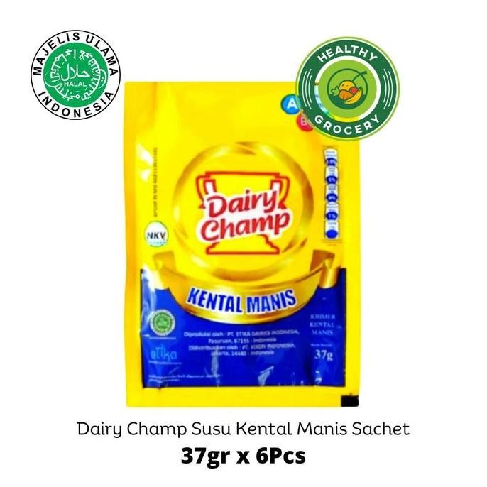 

:<:<:<:<] Dairy Champ Susu Kental Manis 37gr x 6 Sachet