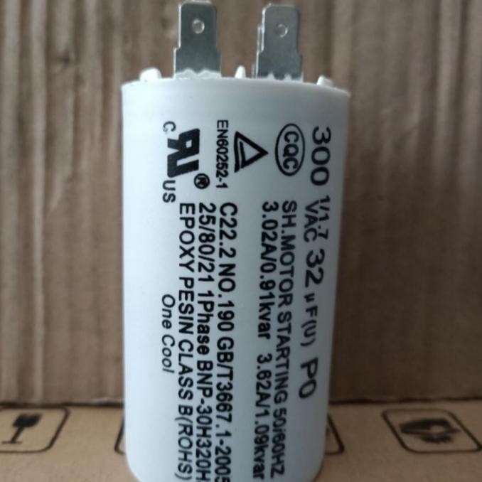 KAPASITOR STARTING KULKAS 32 MIKRO / KAPASITOR STARTING KULKAS 32 UF / CAPASITOR KOMPRESOR KULKAS 32