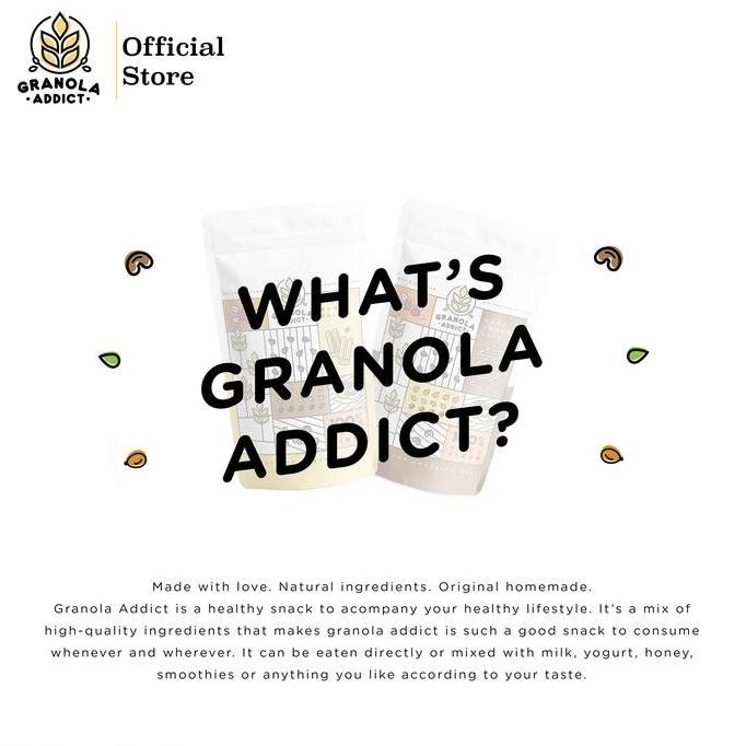 

Promo Granola Addict - Banana Berry 500G (Bonus + 50G)