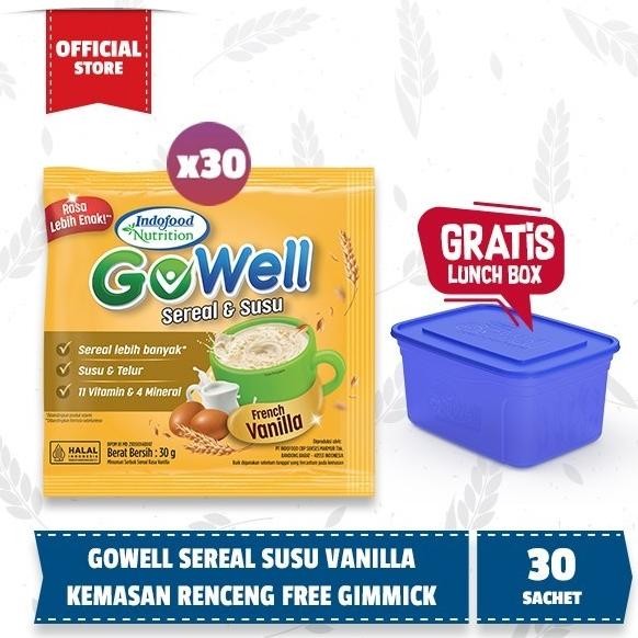 

Grosir Gowell Sereal Susu Vanila Renceng Free Gimmick