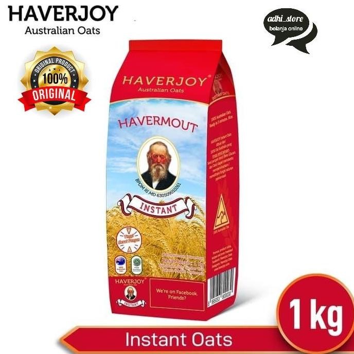 

Promo Haverjoy Havermout Instan Oatmeal 1Kg @ 1Ctn ( Harga Termurah )