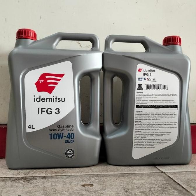 Oli Mesin Mobil Idemitsu 4 L 10W/40 10/40 10W40 10W-40 10-40 SN/CF