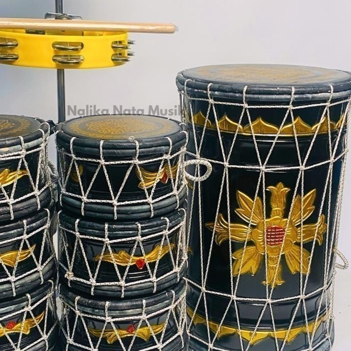 Murah Marawis Set Ukir Hitam Kualitas Super Full Set 12 Alat Komplit