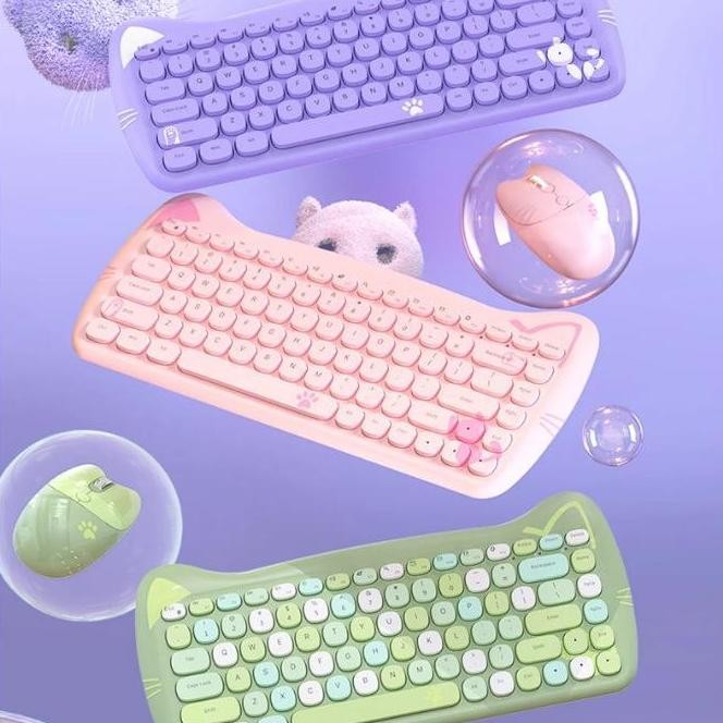 Ajazz A3060 Membrane Keyboard With Mouse Wireless