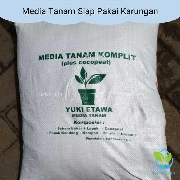 

Terlaris Media Tanam Siap Pakai Karung Lengkap Tanah Pupuk Kandang Kompos Cocop