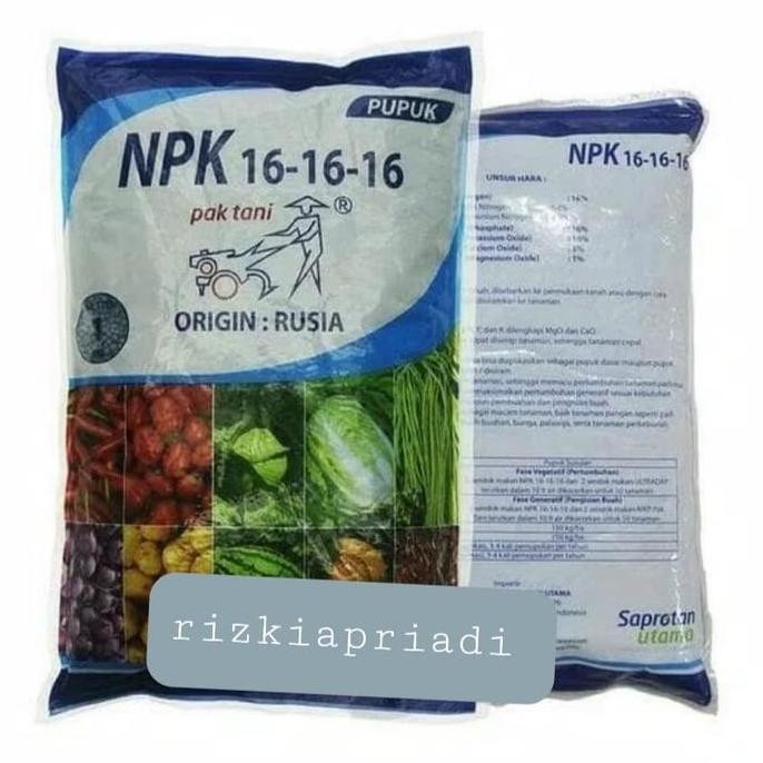 

Terlaris Pupuk Npk 16-16-16 Pak Tani