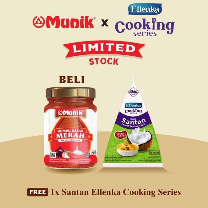 

~^~^~^] PROMO Beli Bumbu Munik Dasar Merah Botol Free 1 Sachet Ellenka Cooking Series