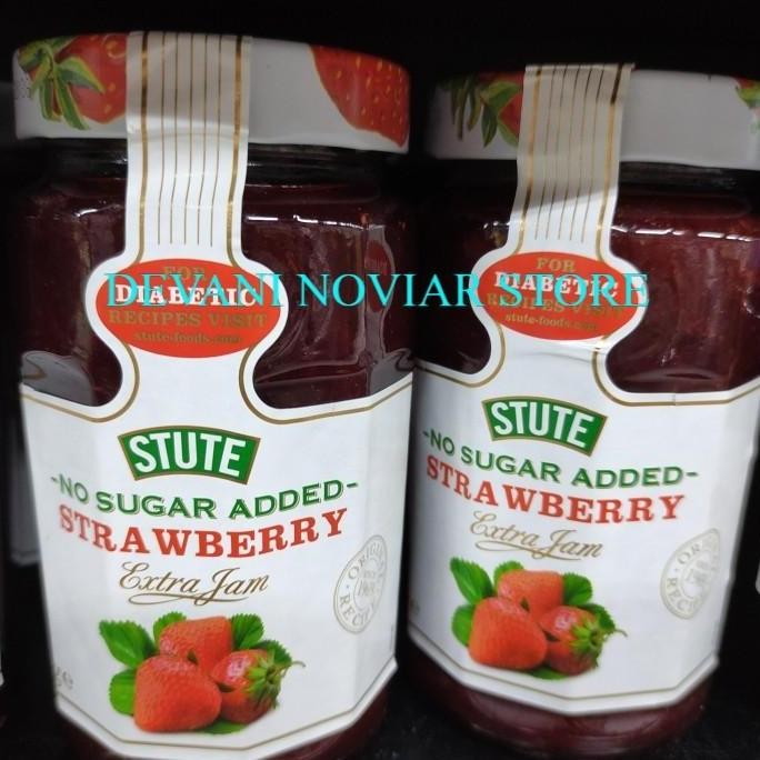 

Murah Stute Strawberry Jam Spread Great Taste No Added Sugar 430Gram