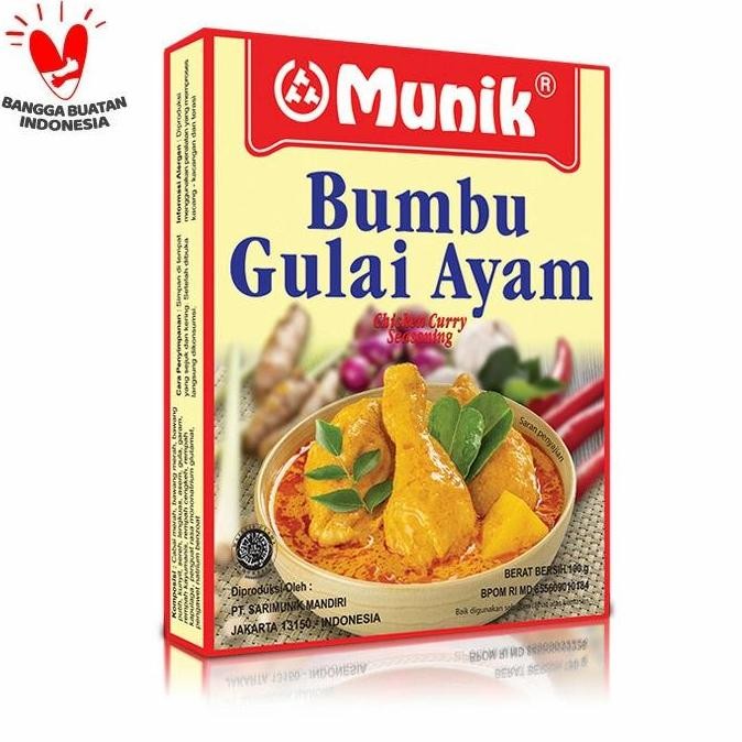 

'+'+'+'+] Bumbu Gulai Ayam Munik - 100 gr