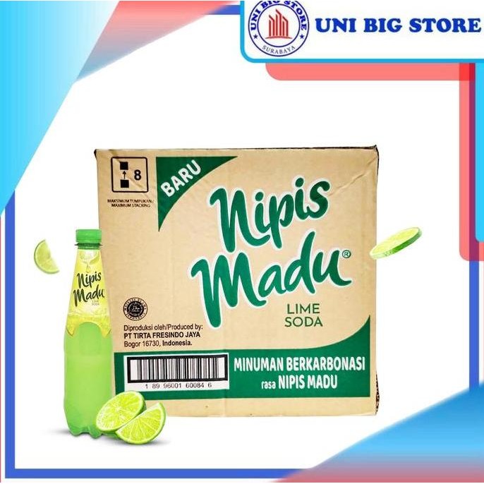 

BARU NIPIS MADU LIME HONEY SODA 330 ML X 12 BOTOL DUS
