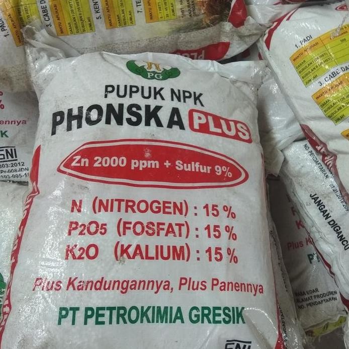 

Terlaris Pupuk Npk Phonska Plus 15.15.15 - Zn 2000P + Sulfur 9%