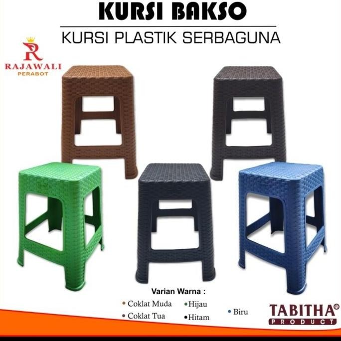 ] Bangku Rotan Bangku Anyam Bambu Kursi Rotan Bangku Plastik Bakso Duduk