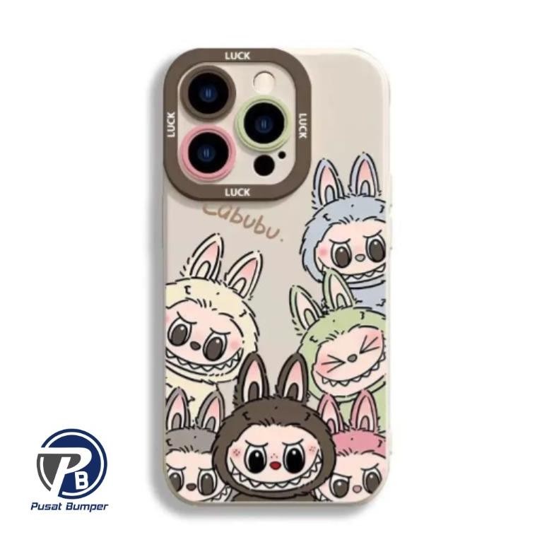 Of14 Ss955 Silikon Case Labubu Monster Softcase Casing Hp For Oppo A5 A9 2020 A76 A96 A3 Pro Reno 4 