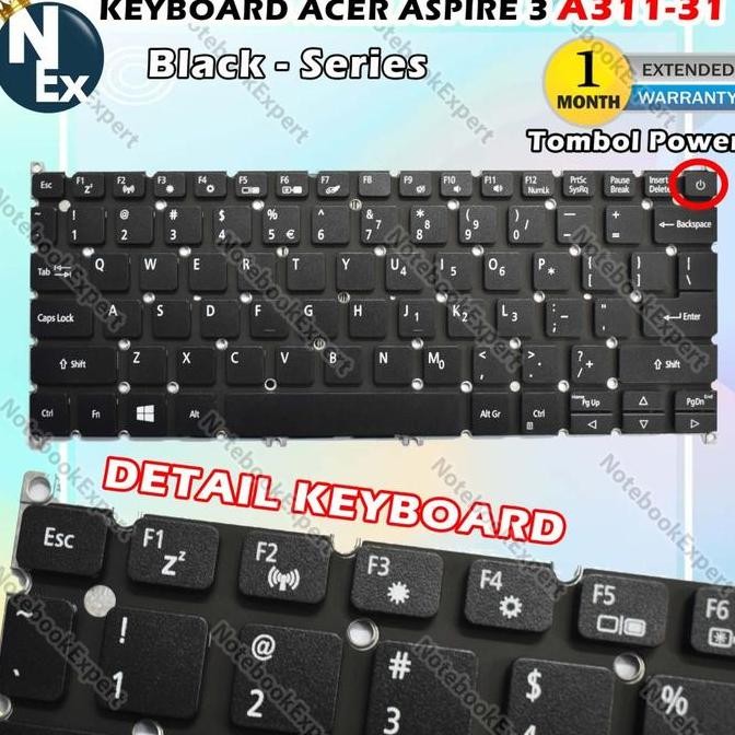 KEYBOARD LAPTOP ACER ASPIRE 3 A311-31 A311-31-C5Z5 A311-31-C64M