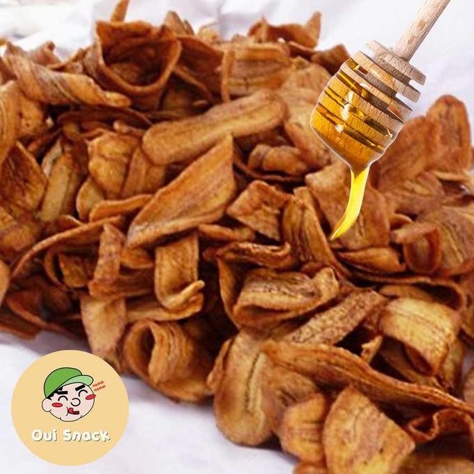 

BARU KERIPIK PISANG MADU LAMPUNG / KRIPIK PISANG EMPUK 500GR | OUI SNACK